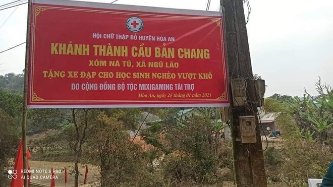 Kế hoạch xây cầu từ thiện của Độ Mixi và fan hoàn thành, cộng đồng nức nở chúc mừng! - Ảnh 1.