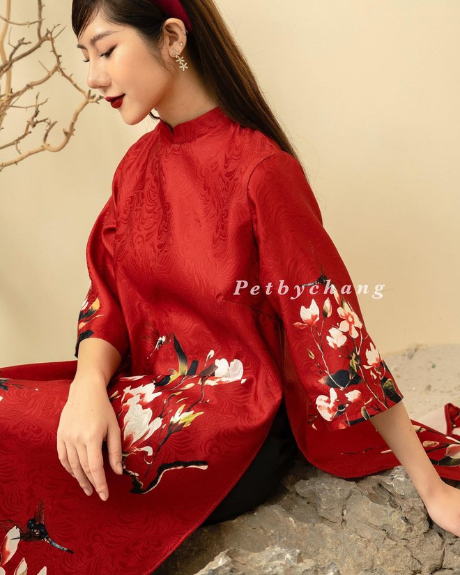 Sương sương đã có 4 trend áo dài hot hit của năm nay, update theo là đảm bảo bạn đủ xinh đẹp đón Tết - Ảnh 3.
