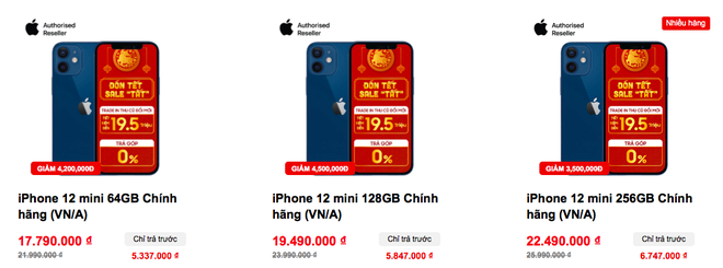 Tất cả các mẫu iPhone 12 đồng loạt giảm giá sâu dịp cuối năm - Ảnh 2.