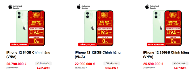 Tất cả các mẫu iPhone 12 đồng loạt giảm giá sâu dịp cuối năm - Ảnh 4.