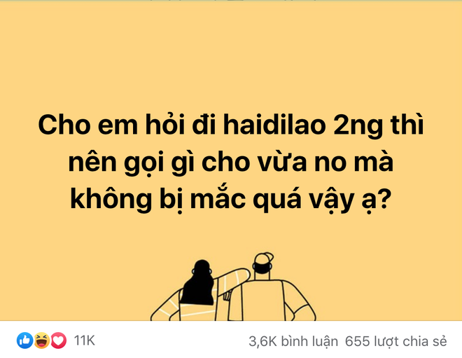 Hỏi đi ăn Haidilao 2 người gọi gì cho rẻ, hàng loạt câu trả lời khiến ai cũng dở khóc dở cười - Ảnh 2.