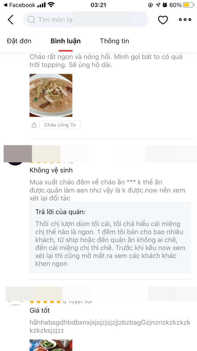 Bị comment chê dở, chủ quán lòng gây ngỡ ngàng với màn đối đáp hết bảo khách Cút rồi lại Lượn, rồi Mở mắt ra mà xem người khác comment khen ngon! - Ảnh 3.