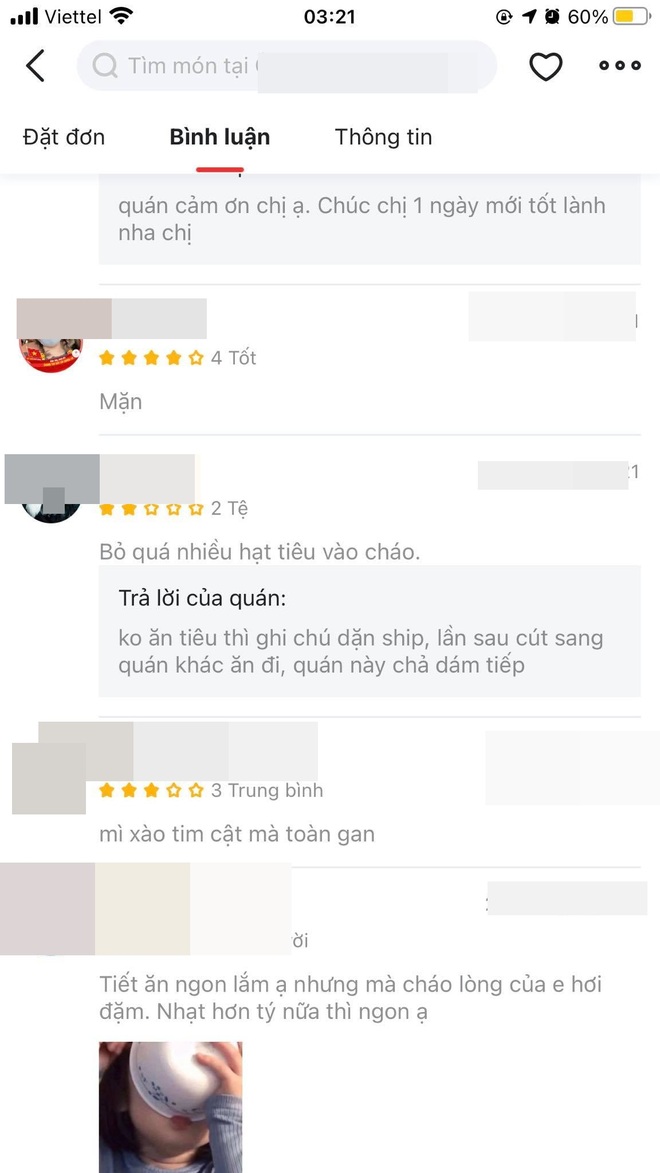 Bị comment chê dở, chủ quán lòng gây ngỡ ngàng với màn đối đáp hết bảo khách Cút rồi lại Lượn, rồi Mở mắt ra mà xem người khác comment khen ngon! - Ảnh 2.