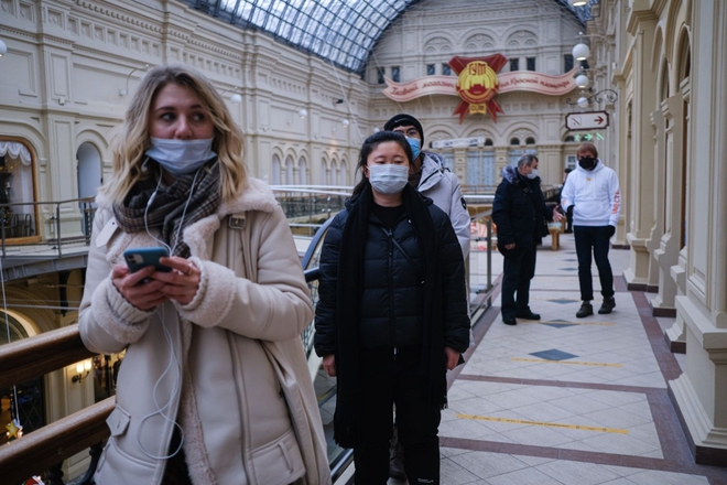 Hơn một nửa số d&acirc;n thủ đ&ocirc; nước Nga đ&atilde; nhiễm Covid-19 - Ảnh 1.