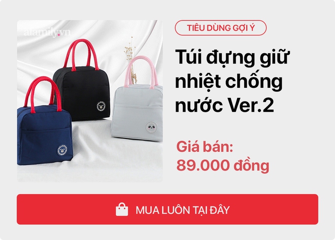 Gợi ý ngay 6 túi đựng hộp cơm giữ nhiệt từ 49k để bữa trưa của bạn luôn nóng hổi - Ảnh 1.
