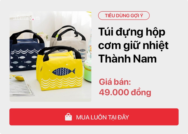 Gợi ý ngay 6 túi đựng hộp cơm giữ nhiệt từ 49k để bữa trưa của bạn luôn nóng hổi - Ảnh 2.