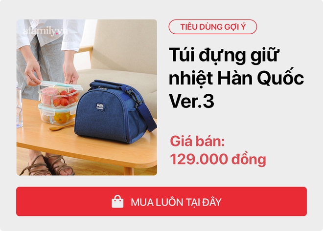Gợi ý ngay 6 túi đựng hộp cơm giữ nhiệt từ 49k để bữa trưa của bạn luôn nóng hổi - Ảnh 3.