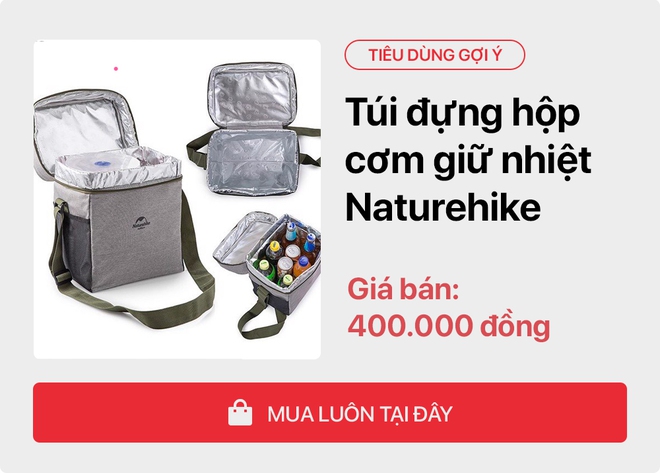 Gợi ý ngay 6 túi đựng hộp cơm giữ nhiệt từ 49k để bữa trưa của bạn luôn nóng hổi - Ảnh 4.
