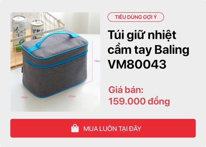 Gợi ý ngay 6 túi đựng hộp cơm giữ nhiệt từ 49k để bữa trưa của bạn luôn nóng hổi - Ảnh 5.