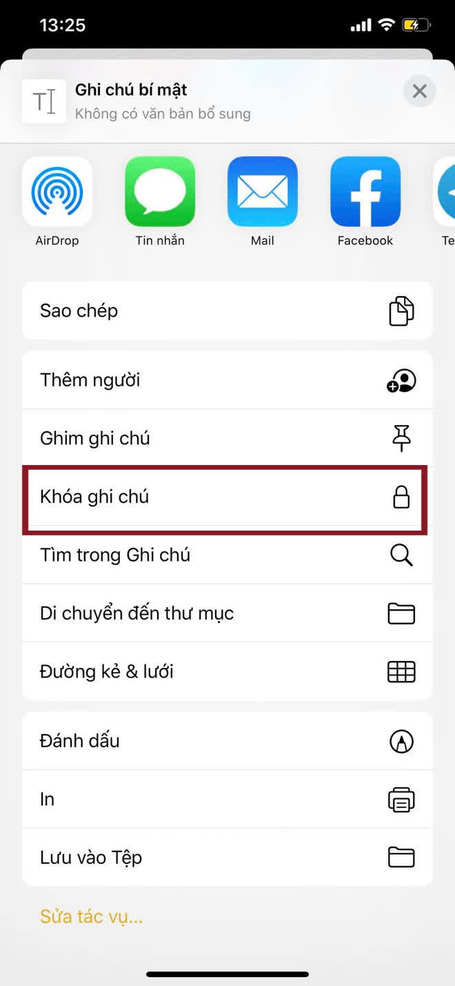 Cách khoá Notes, giấu thông tin nhạy cảm trên iPhone - Ảnh 3.