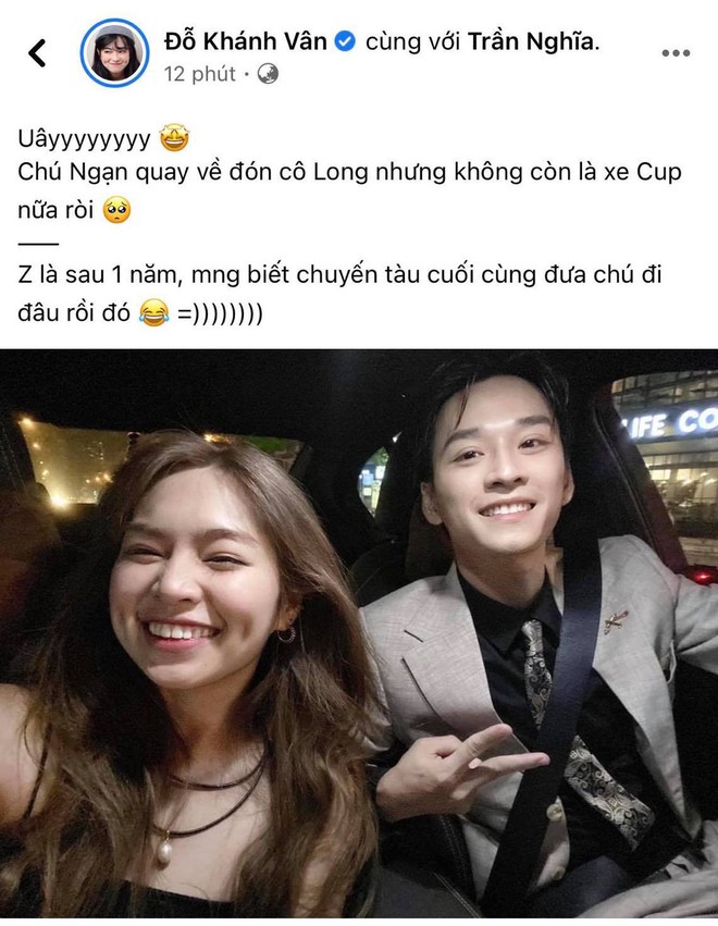 Kh&aacute;nh V&acirc;n đăng ảnh được ch&uacute; Ngạn real đ&egrave;o tr&ecirc;n &ocirc; t&ocirc;, kh&ocirc;ng biết ch&uacute; Ngạn pha ke c&oacute; buồn kh&ocirc;ng ta? - Ảnh 1.