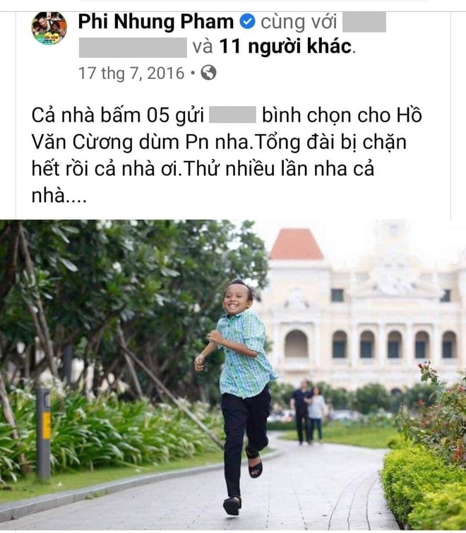 Cư dân mạng đào lại bài đăng Phi Nhung kêu gọi bình chọn cho Hồ Văn Cường tại Vietnam Idol Kids 2016 - Ảnh 4.