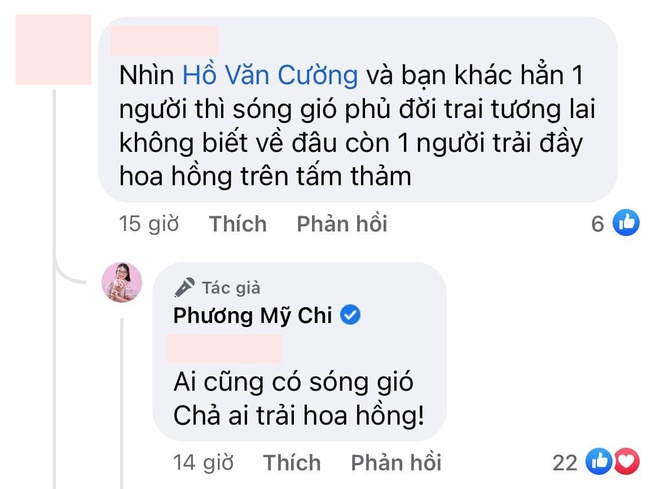 Chỉ với 2 câu, Phương Mỹ Chi thể hiện rõ thái độ giữa lúc bị so sánh trong vụ lùm xùm cát xê của Hồ Văn Cường! - Ảnh 2.