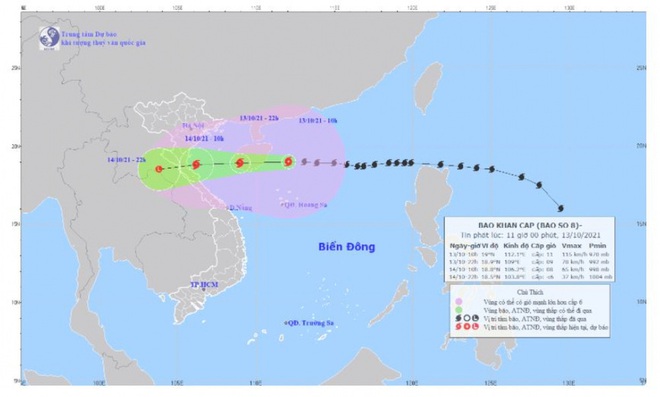 Bão số 8 giật cấp 14 đang tiến sát nước ta, Bộ Quốc phòng huy động 15 máy bay, 274 xe đặc chủng để ứng phó - Ảnh 1.