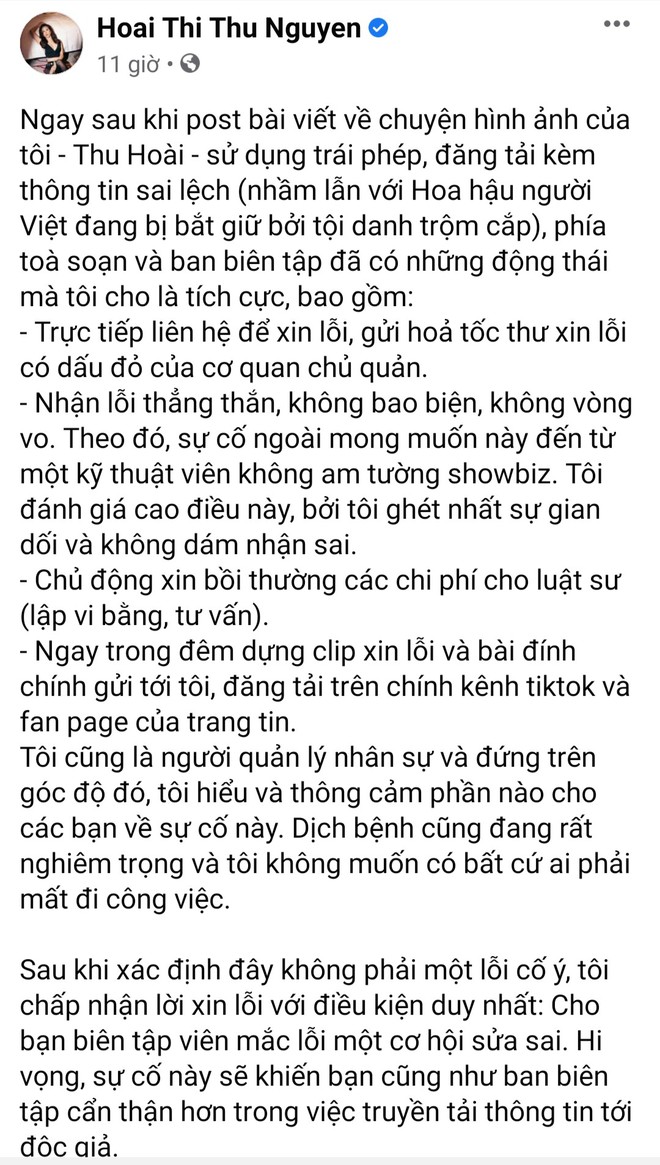 Bị nhầm lẫn với Hoa hậu trộm đồng hồ Rolex 2 tỷ, Thu Hoài bức xúc lên tiếng! - Ảnh 2.