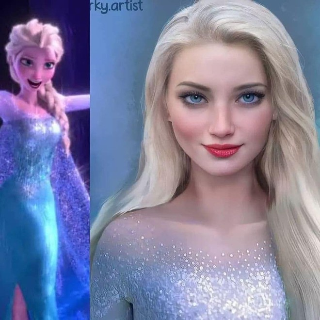 Xỉu ngang nhan sắc dàn công chúa Disney hóa người thật: Xinh đẹp sao y bản chính, Elsa cũng không có cửa với nhân vật này! - Ảnh 7.