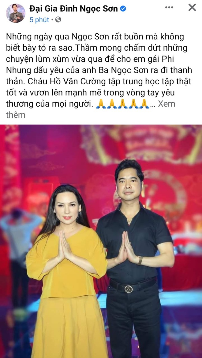 Danh ca Ngọc Sơn nói rõ thái độ giữa ồn ào của Hồ Văn Cường, tha thiết mong 1 điều lúc này - Ảnh 2.