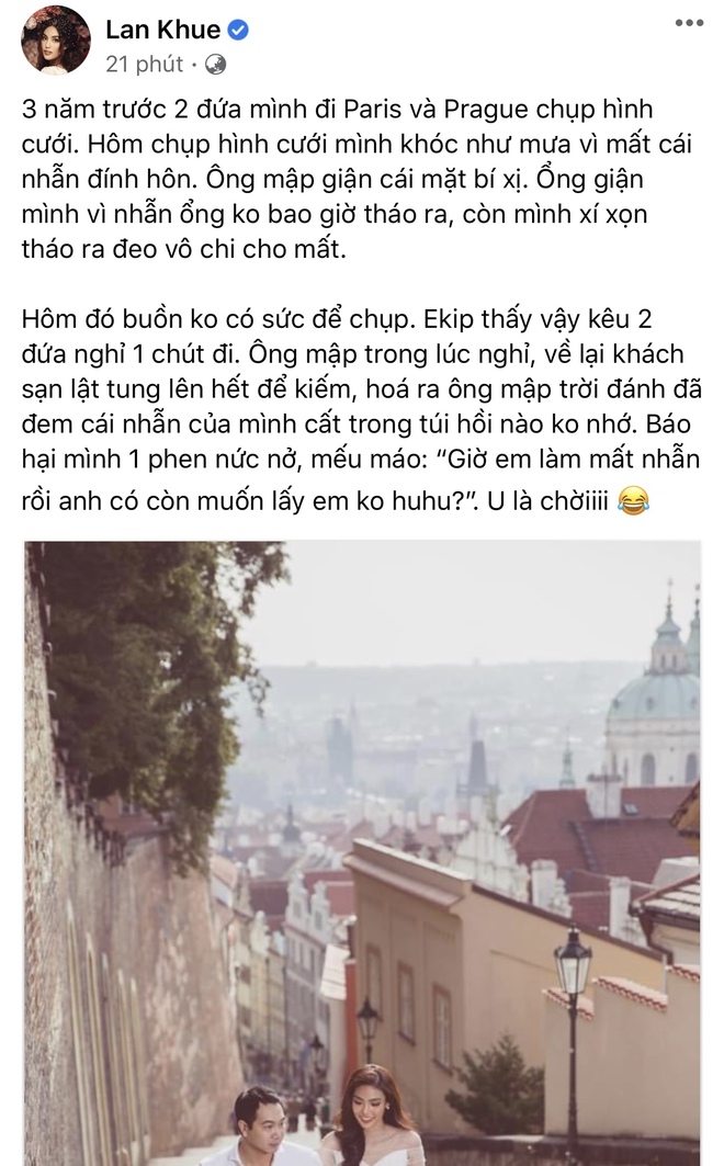 Lan Khuê khóc như mưa vì mất nhẫn đính hôn tại Pháp, lý do phía sau khiến dân tình té ngửa - Ảnh 2.