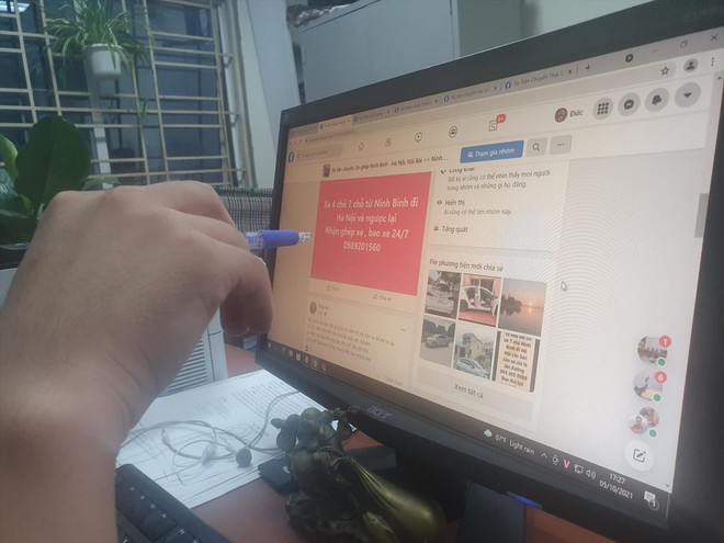 Nở rộ tr&ecirc;n mạng dịch vụ đưa người từ H&agrave; Nội về qu&ecirc; - Ảnh 1.