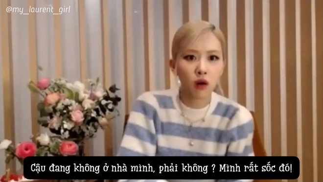 Rosé (BLACKPINK) lại bị soi khoảnh khắc ngố tàu khi livestream, fan làm gì mà cô nàng hốt hoảng tột độ? - Ảnh 3.