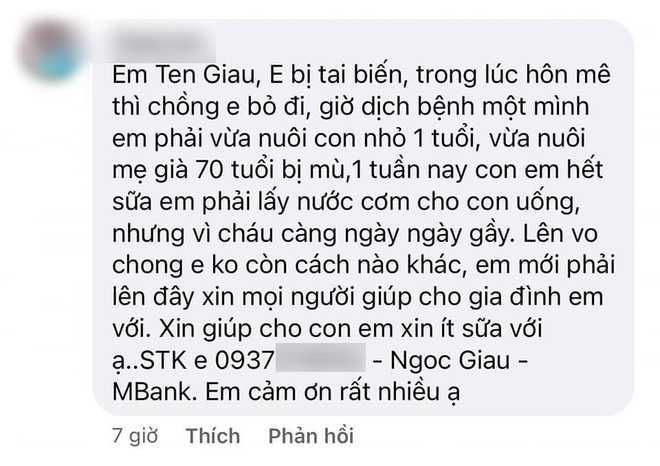 Bí ẩn người tên Ngọc Giàu đi xin tiền khắp MXH, nay bảo sắp sinh, mai lại kêu bị tai biến - Ảnh 5.