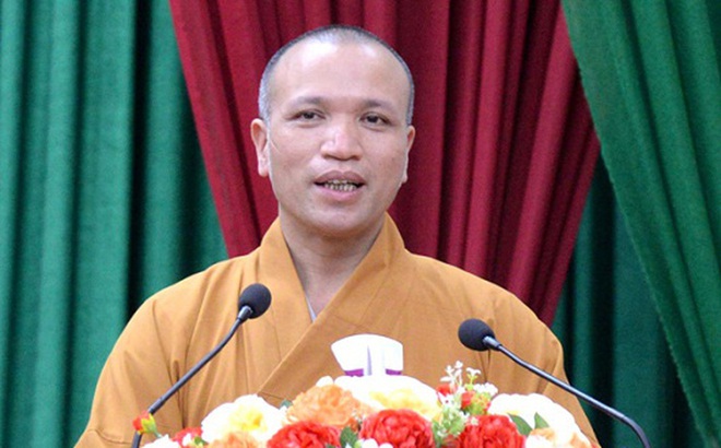 Ch&acirc;n dung cựu Thượng tọa Th&iacute;ch Đồng Huệ - người vừa bị bắt v&igrave; chạy &aacute;n cho GĐ bệnh viện - Ảnh 1.