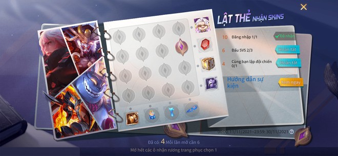 Liên Quân Mobile: Hướng dẫn game thủ nhận miễn phí skin bậc S+ giá 499 Quân Huy từ sự kiện lật thẻ mới nhất - Ảnh 2.