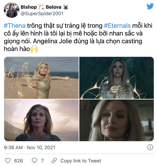 Angelina Jolie làm netizen thế giới choáng ngợp vì nhan sắc ở Eternals: Đẹp át cả dàn cast, chỉ một ánh nhìn mà huỷ diệt cảm xúc! - Ảnh 6.