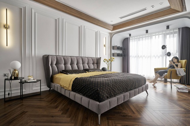 Căn hộ 140m2 ph&aacute; c&aacute;ch với c&aacute;c chi tiết đậm chất Đ&ocirc;ng Dương, nh&igrave;n ảnh thật ngỡ ng&agrave;ng ngơ ng&aacute;c v&igrave; lung linh hơn cả 3D - Ảnh 12.