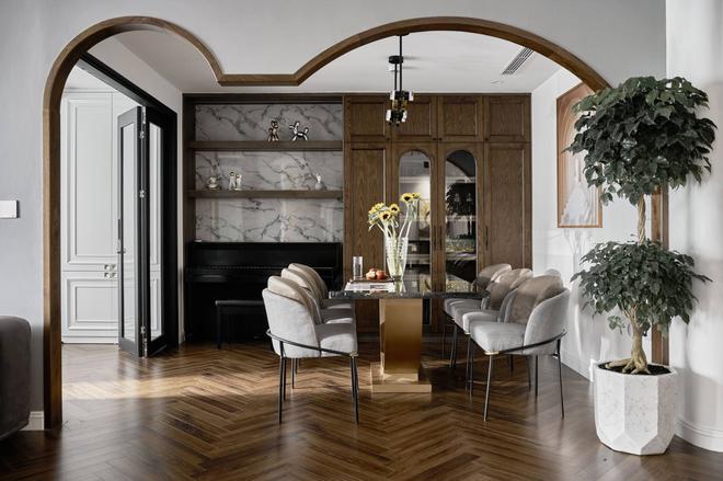 Căn hộ 140m2 ph&aacute; c&aacute;ch với c&aacute;c chi tiết đậm chất Đ&ocirc;ng Dương, nh&igrave;n ảnh thật ngỡ ng&agrave;ng ngơ ng&aacute;c v&igrave; lung linh hơn cả 3D - Ảnh 6.
