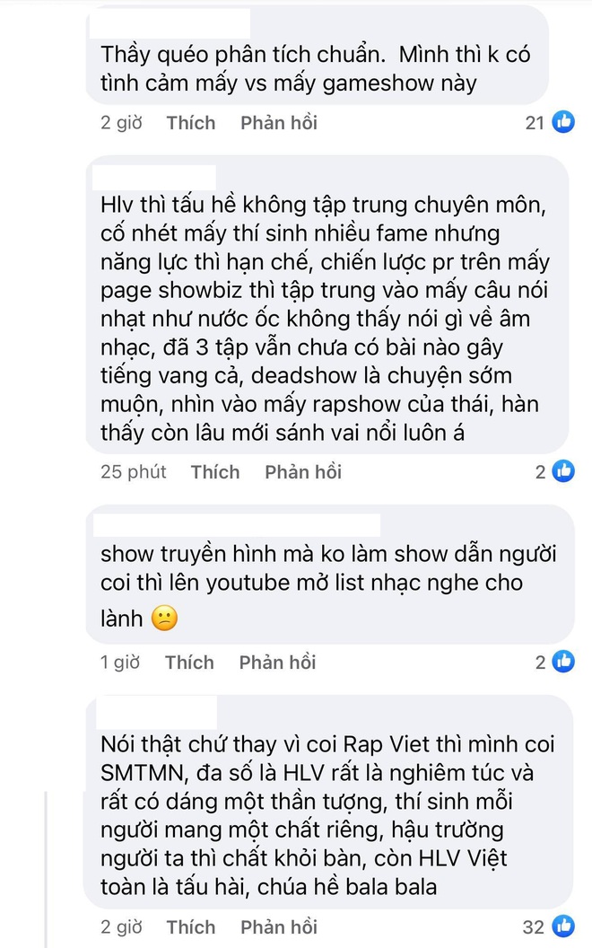 YouTuber hơn 400k sub cho rằng Rap Việt sẽ giảm nhiệt như các gameshow khác sau mùa 2, netizen còn sợ show sẽ bị khai tử? - Ảnh 5.