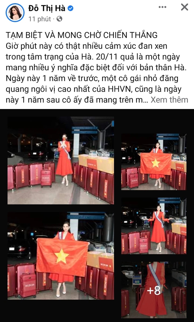 Đỗ Hà mang 200 kg hành lý lên đường tham dự Miss World 2021: Lộ nước cờ đầu tiên về trang phục, xúc động trong vòng tay bố mẹ - Ảnh 2.