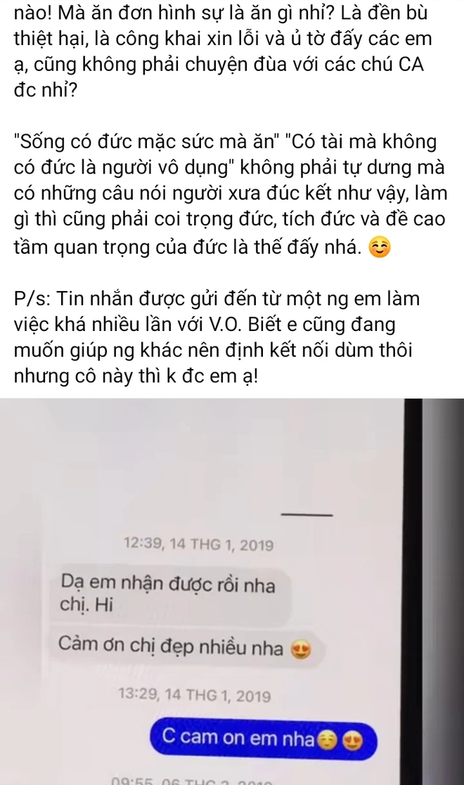 Antifan liên hệ xin lỗi, Vy Oanh gay gắt tuyên bố: &quot;Chưa hết đâu, còn kha khá em nữa sẽ không thoát được nhé&quot; - Ảnh 2.