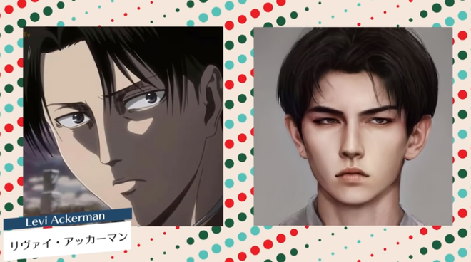 D&agrave;n nh&acirc;n vật anime Attack On Titan đẹp sốc xỉu khi h&oacute;a người thật: Chồng quốc d&acirc;n Levi chuẩn idol, hội đả nữ nh&igrave;n muốn cưới gấp! - Ảnh 17.