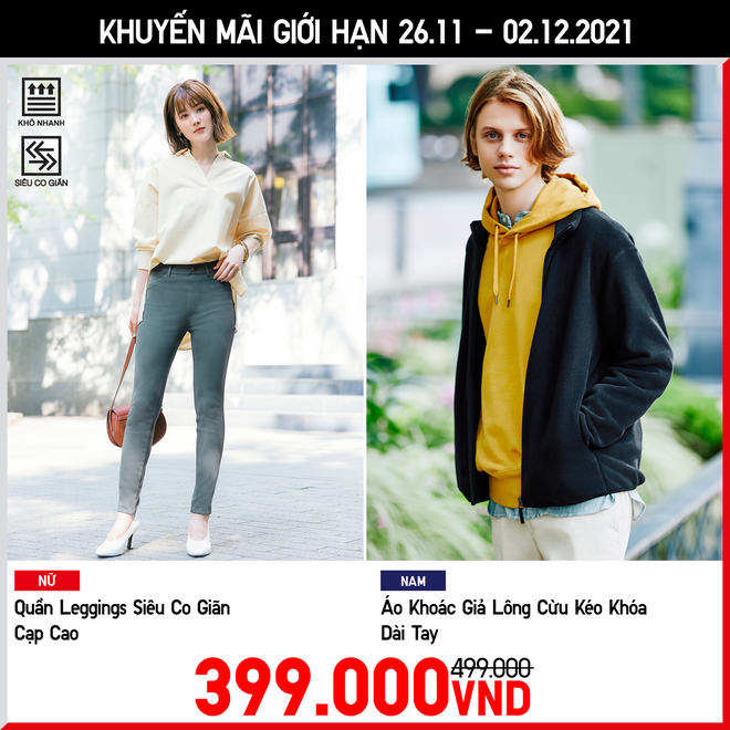 Nghía thử đồ UNIQLO sale mạnh dịp Black Friday: Quần leggings siêu ấm chỉ còn 249K, áo lông hot hit cũng có giá sale cực hời - Ảnh 4. Nghía thử đồ UNIQLO sale mạnh dịp Black Friday: Quần leggings siêu ấm chỉ còn 249K, áo lông hot hit cũng có giá sale cực hời - Ảnh 4.