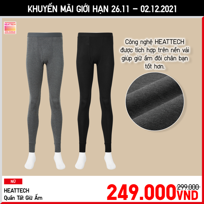 Nghía thử đồ UNIQLO sale mạnh dịp Black Friday: Quần leggings siêu ấm chỉ còn 249K, áo lông hot hit cũng có giá sale cực hời - Ảnh 2. Nghía thử đồ UNIQLO sale mạnh dịp Black Friday: Quần leggings siêu ấm chỉ còn 249K, áo lông hot hit cũng có giá sale cực hời - Ảnh 2.