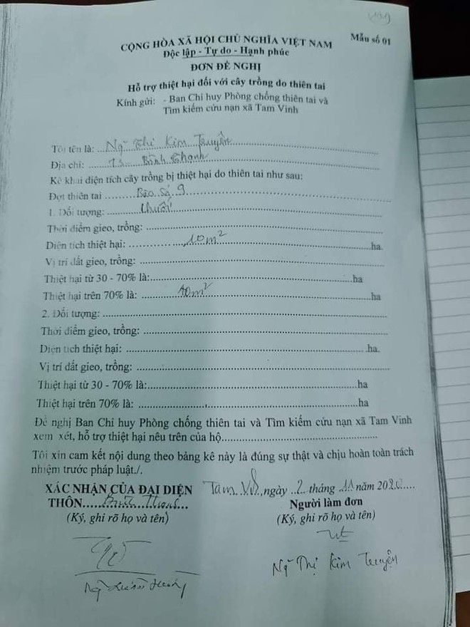 Vụ nhận 2.000 đồng hỗ trợ thiệt hại do bão ở Quảng Nam: Người nhận nói gì? - Ảnh 1.