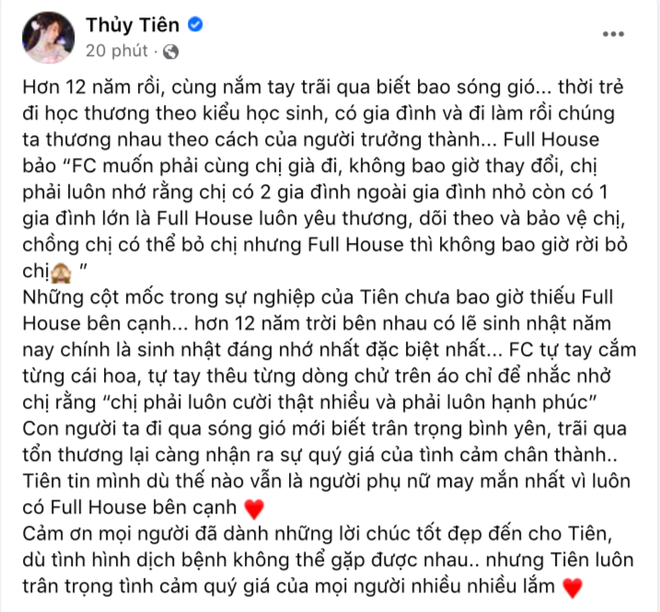 Thuỷ Tiên rạng rỡ và hé lộ 1 góc nhà mới vào dịp sinh nhật, nói gì giữa hàng loạt sóng gió bủa vây? - Ảnh 2.