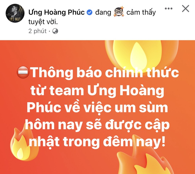 Bị tố gây tai nạn rồi bỏ trốn, Ưng Hoàng Phúc có động thái chính thức nhưng thái độ đặc biệt gây tranh cãi - Ảnh 2.