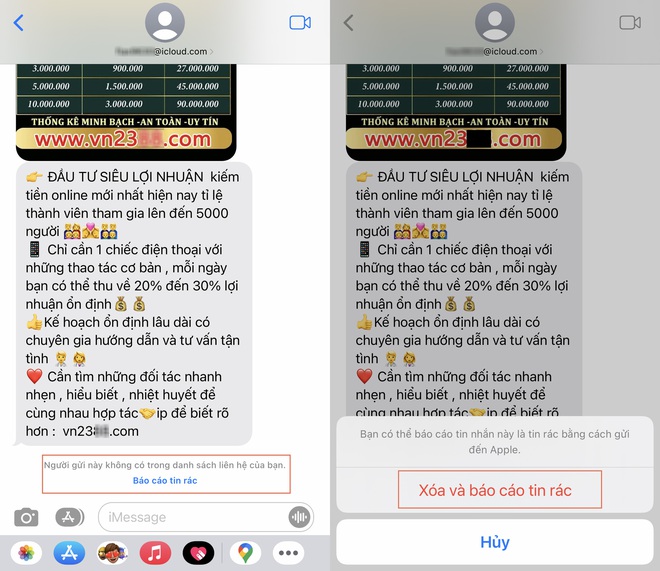 Vấn nạn tin nhắn rác, lừa đảo kiếm tiền online lại nở rộ: Người dùng iPhone tại Việt Nam cần hết sức cảnh giác! - Ảnh 5.