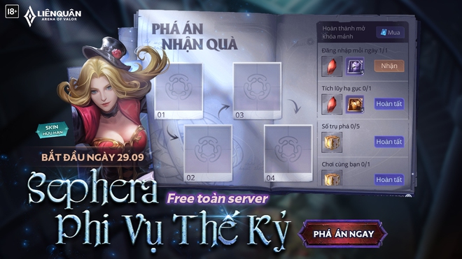 Liên Quân Mobile: Game thủ nhận miễn phí skin từ sự kiện mới nhất, là của tướng bị cấm liên tục trong đấu xếp hạng - Ảnh 4.