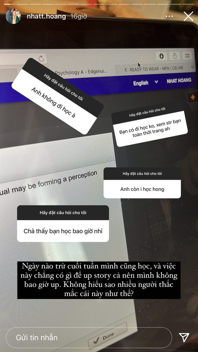 Tuần nào cũng chặt chém đường đua hàng hiệu, cậu út Hà thành trả lời ra sao khi bị cà khịa: Chả thấy bạn học bao giờ nhỉ? - Ảnh 5. Tuần nào cũng chặt chém đường đua hàng hiệu, cậu út Hà thành trả lời ra sao khi bị cà khịa: Chả thấy bạn học bao giờ nhỉ? - Ảnh 5.