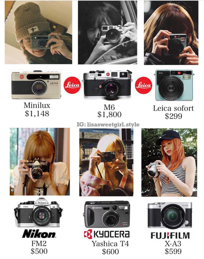 Ký thuật chụp ảnh lisa dùng máy ảnh gì khác biệt của các dòng máy ảnh