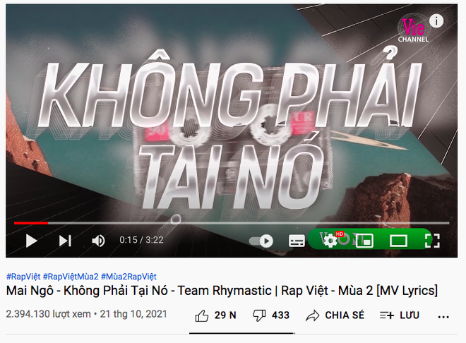 Không phải Sol7, Blacka hay Seachains, đây mới là rapper có nhiều view nhất tại mặt trận này sau 3 tập Rap Việt - Ảnh 2.