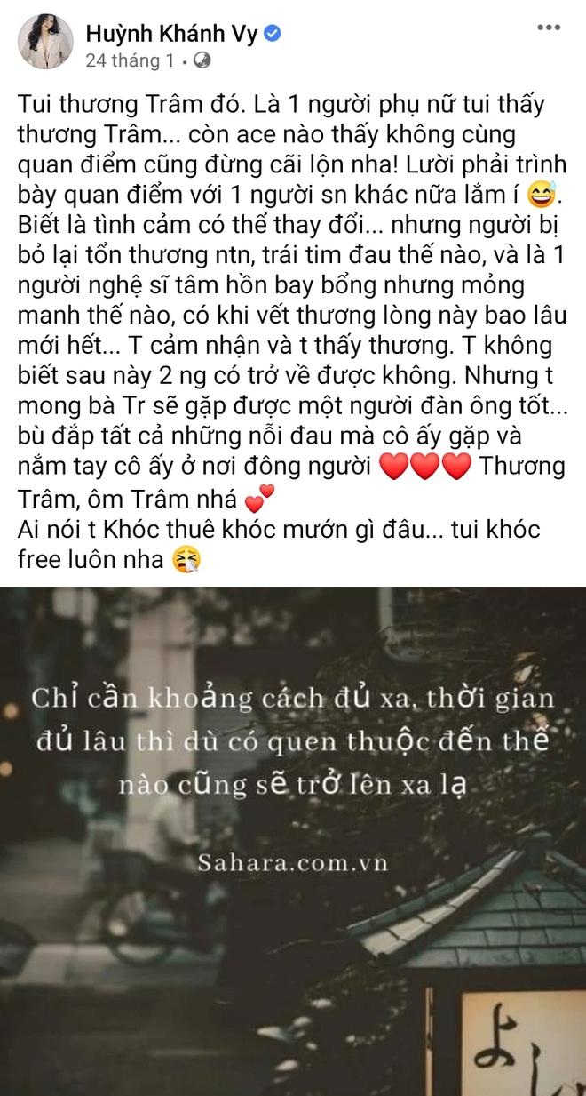 Vợ Phan Mạnh Quỳnh: Tôi thương Trâm đó, mong sẽ gặp được người đàn ông tốt bù đắp tất cả những nỗi đau - Ảnh 2.