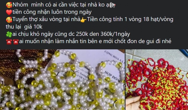 Kiếm việc làm tại nhà trong dịch Covid-19, dở khóc, dở cười vì... bị lừa - Ảnh 1.