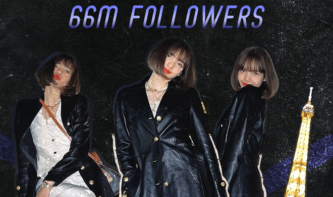 Lisa (BLACKPINK) cán mốc 66 triệu follower Instagram, đứng đầu Kpop với loạt kỷ lục khủng đố ai làm lại! - Ảnh 1.