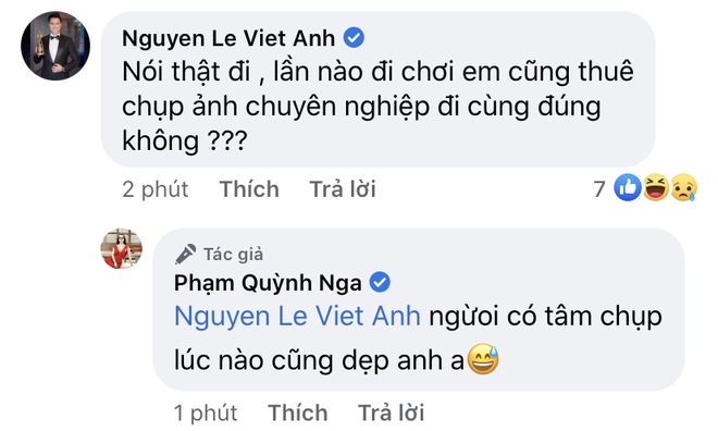 Quỳnh Nga diện đầm 2 dây khoe vòng 1 căng tràn, Việt Anh nói 1 câu hoá ra đang khen khéo bạn gái tin đồn? - Ảnh 3.