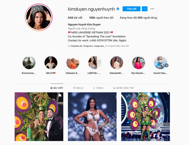 Sau Bán kết, Kim Duyên lội ngược dòng ghi tên vào Top 10 thí sinh Miss Universe có lượng followers Instagram khủng nhất! - Ảnh 3.