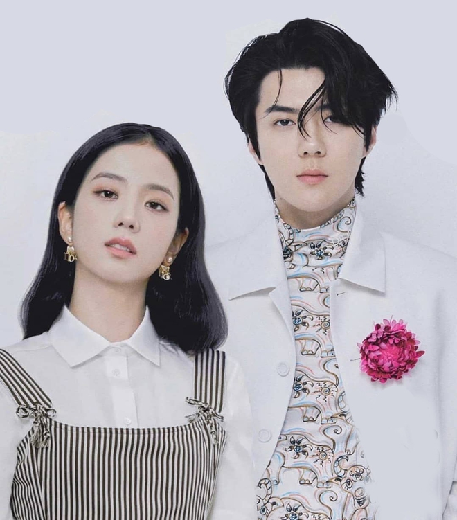 Fan đẩy thuyền rần rần Jisoo (BLACKPINK) và Sehun (EXO) cùng loạt ảnh chung, còn tin rằng có khả năng hợp tác? - Ảnh 8.